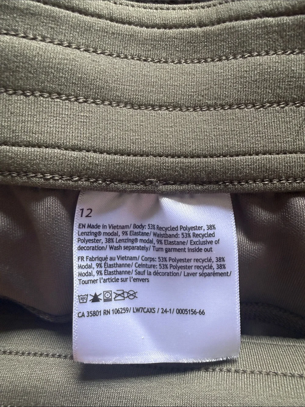 Women’s Olive Green Pull-On Casual Shorts
